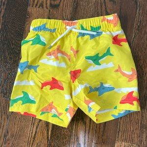 Old navy boy shark swim trunks